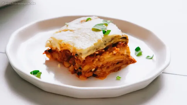 Veganes Moussaka mit Linsen
