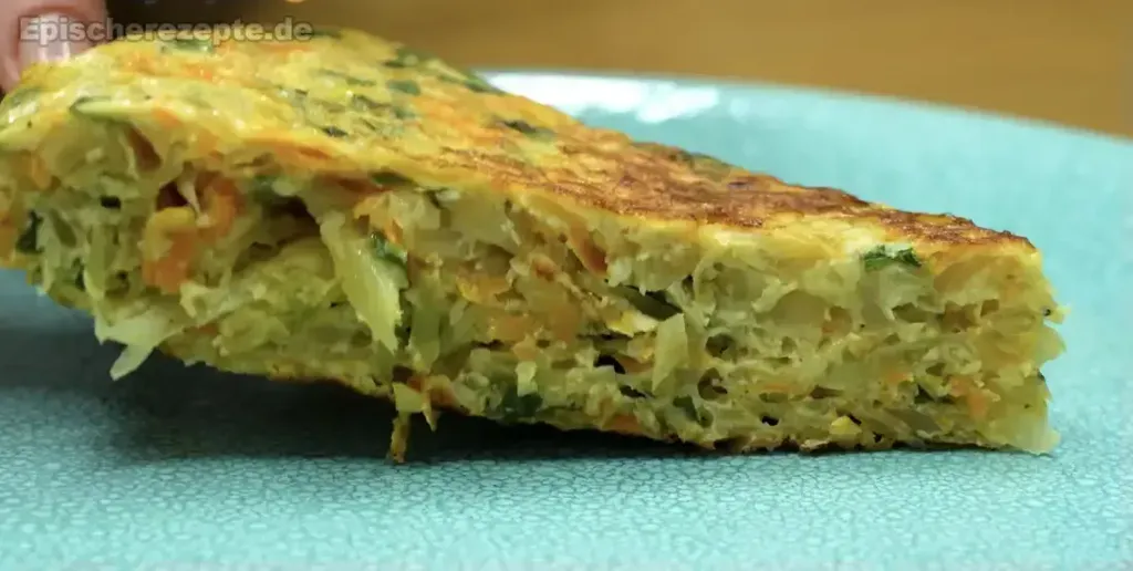 Gebratene Kohl-Pfannkuchen
