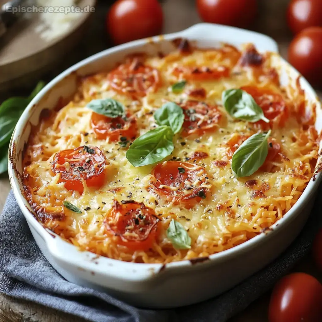 Überbackener Reis Mit Tomaten