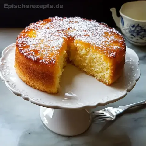 Topfentorte mit Mandeln und Marillenkonfitüre