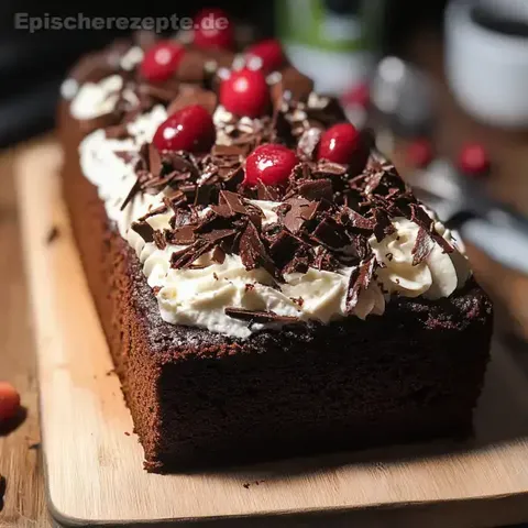 Black Forest Loaf Cake with Cherries