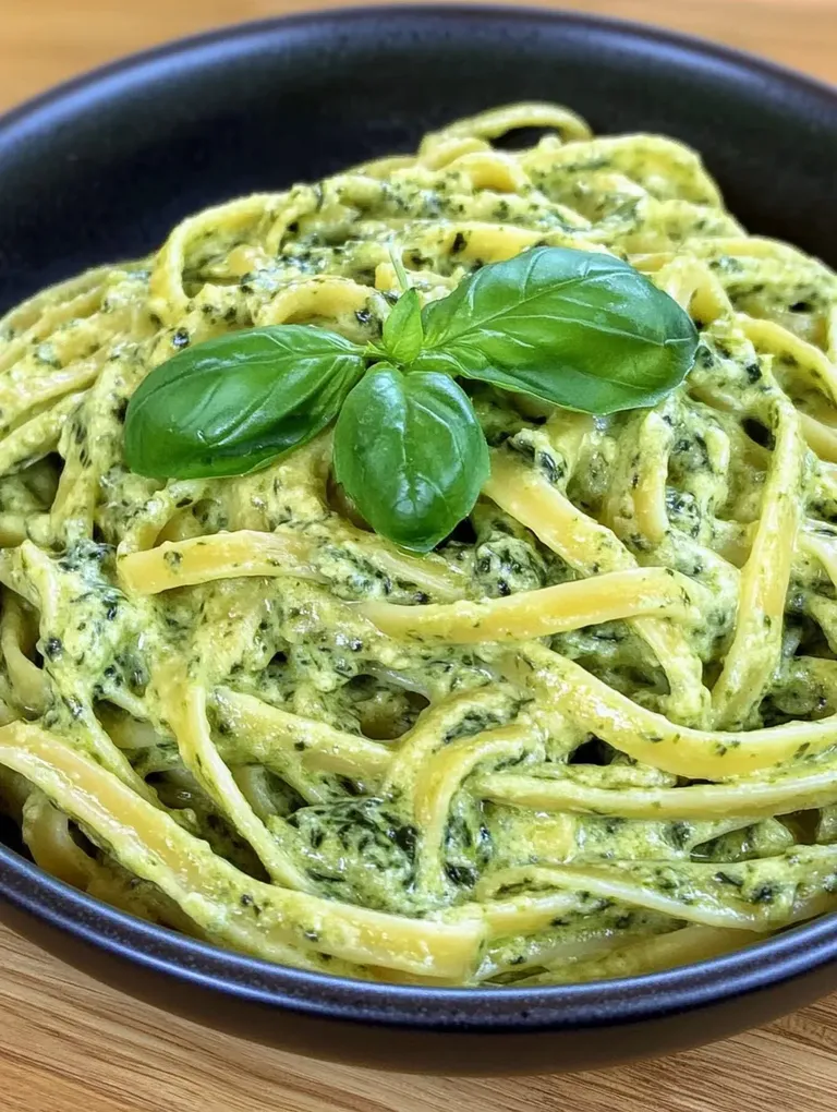 Pasta mit Spinat-Sahne-Sauce – Einfach und Köstlich