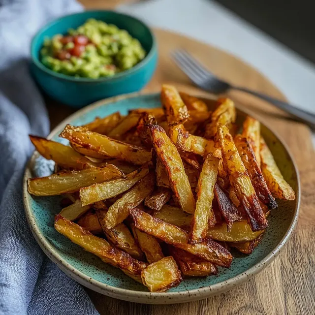 Parmesankartoffeln mit Avocado Dip