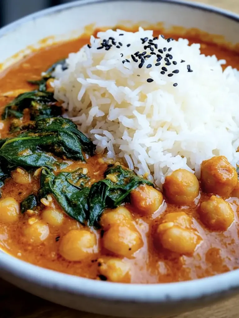 Kichererbsen-Curry mit Spinat – Gesund und Aromatisch