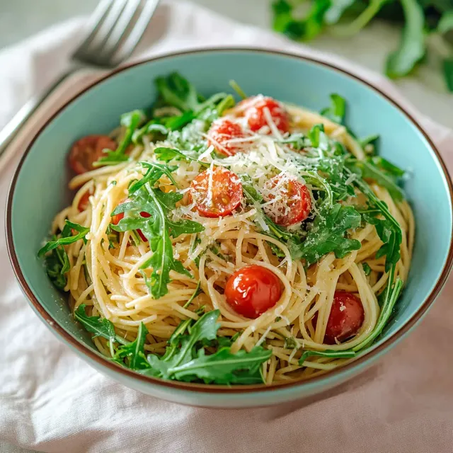 Rucola Pasta mit Burrata: Einfach, schnell und lecker