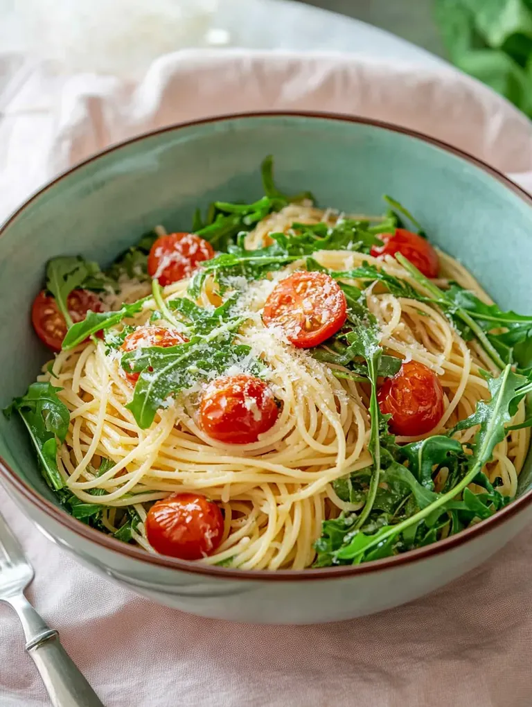 Rucola-Pasta mit Burrata – Einfach, Schnell und Köstlich
