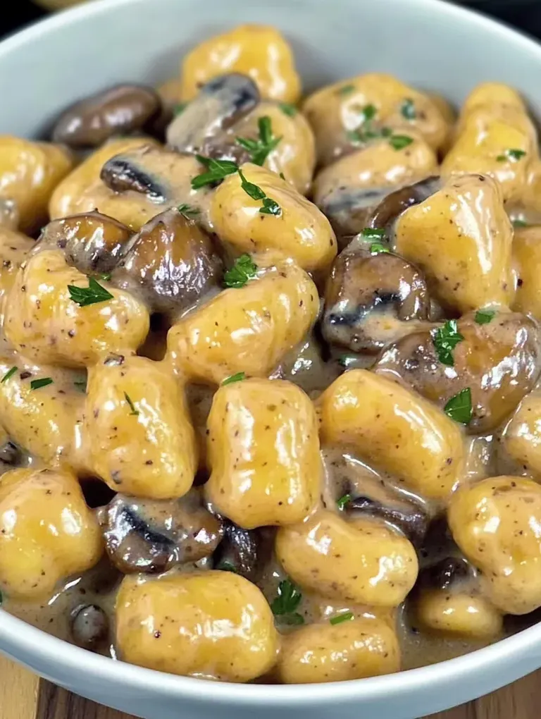 Cremige Gnocchi mit Pilzen und Speck – Herzhaft und Köstlich
