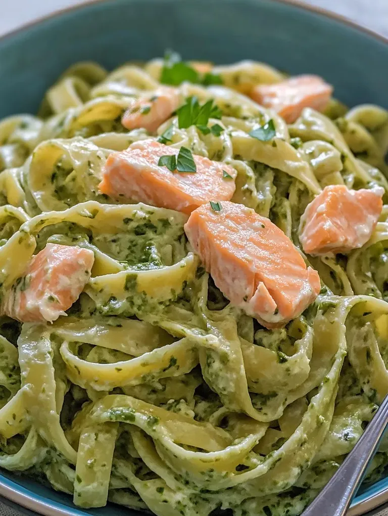 Lachs-Pasta mit Cremiger Sahnesauce – Schnell und Köstlich