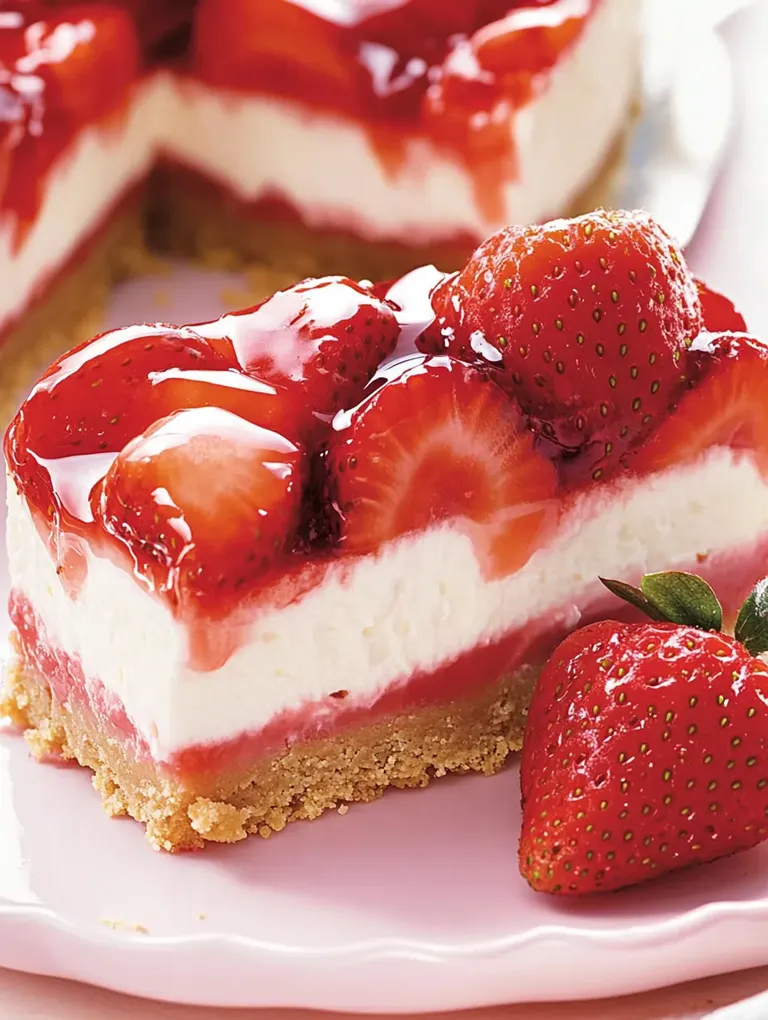 Erdbeerkuchen ohne Backen – Frisch, Cremig und Einfach