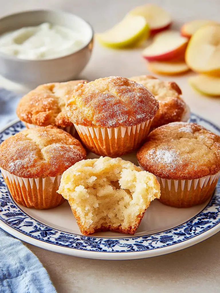 Apfelmuffins mit Joghurt – Saftig und Leicht
