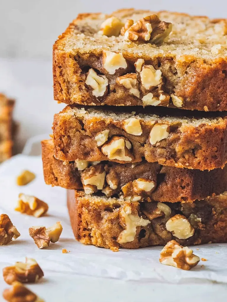 Bananenbrot mit Walnüssen – Saftig, Nussig und Aromatisch