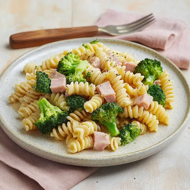 Brokkoli-Schinken-Pasta