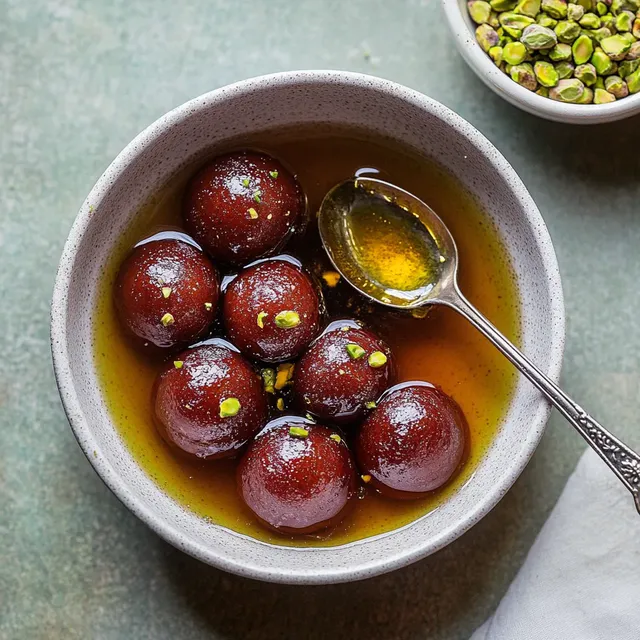 Gulab Jamun – Zarte Milchbällchen in Aromatischem Sirup