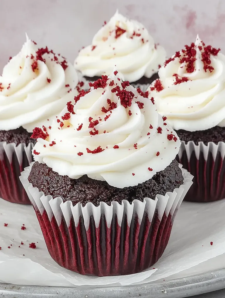 Red Velvet Cupcakes – Der perfekte Mix aus Kakao & Vanille