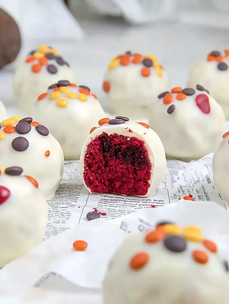 Red Velvet Cake Truffles – Samtig & Schokoladig