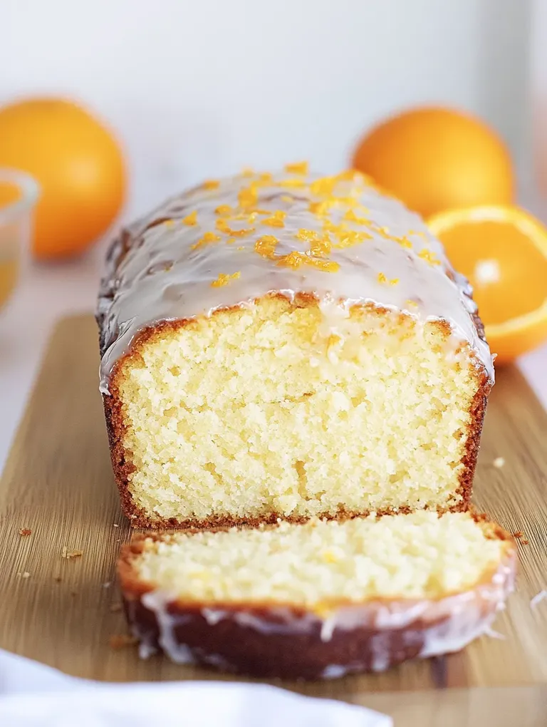 Saftiger Orangenkuchen mit Joghurt