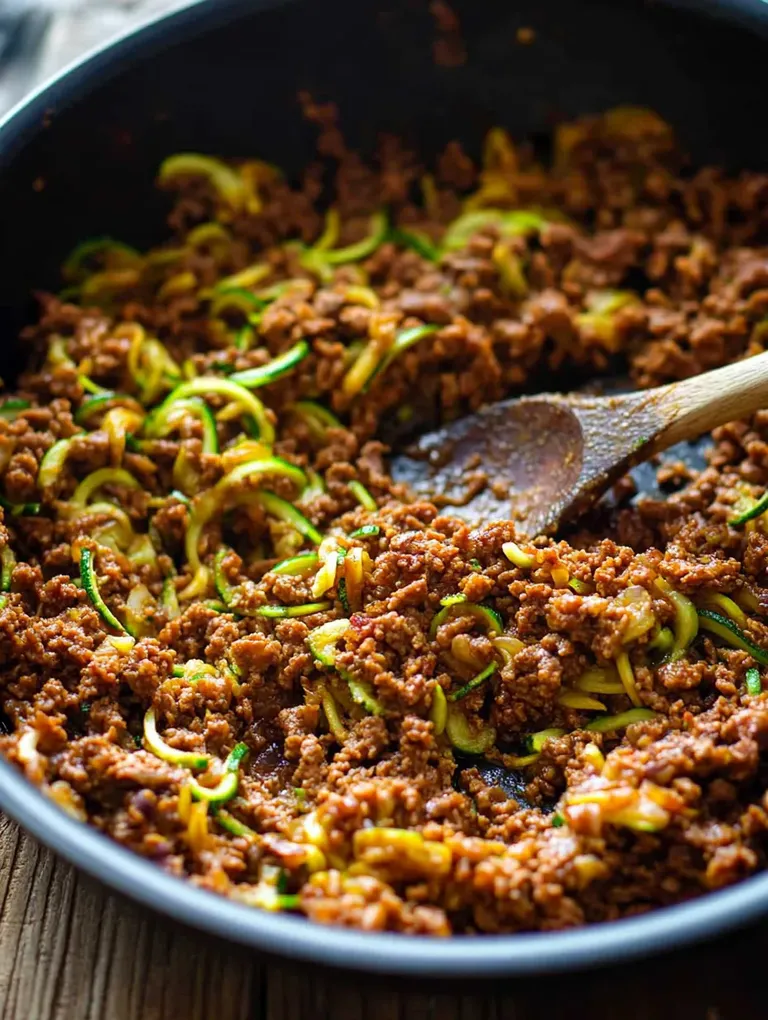 Türkische Pasta mit würzigem Hackfleisch & Joghurtsoße