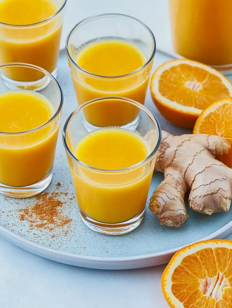 Vitamin-Power: Ingwer-Orangen-Shot für den Energieschub