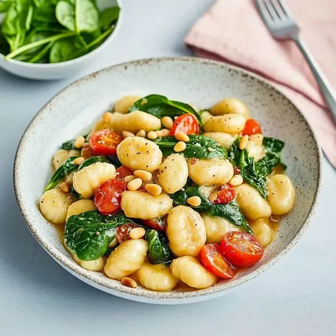 Gnocchi mit Spinat