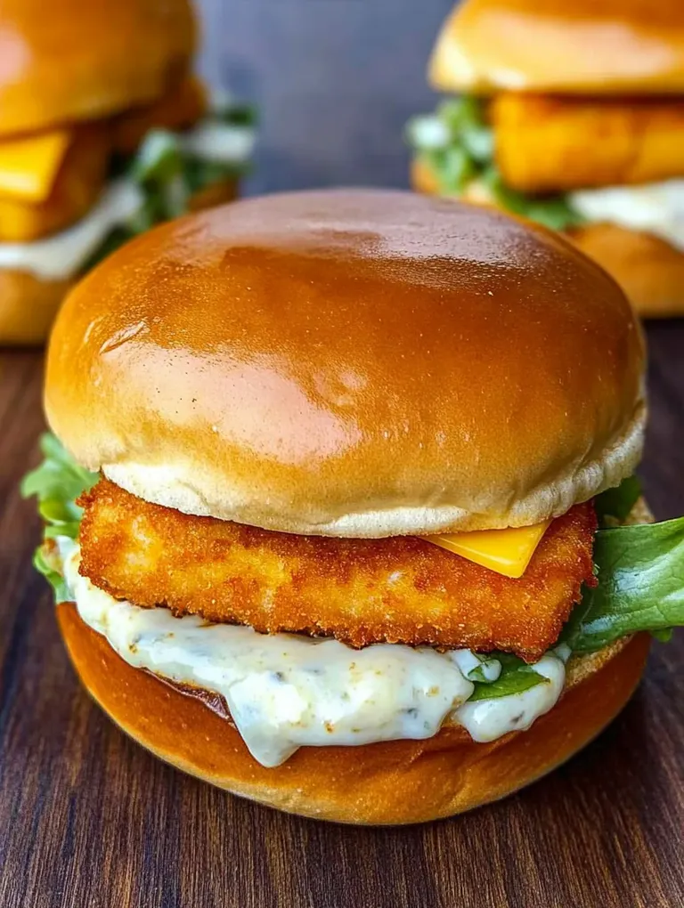 Hausgemachter Fischburger à la McDonald's