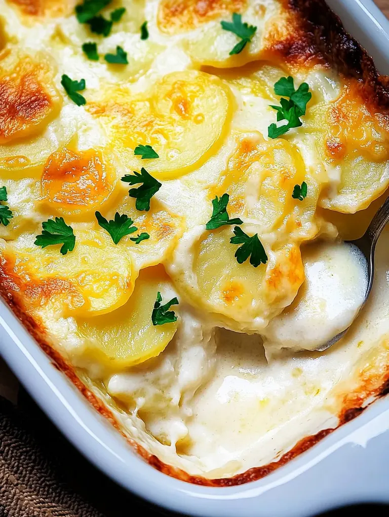 Kartoffelgratin nach traditioneller Art