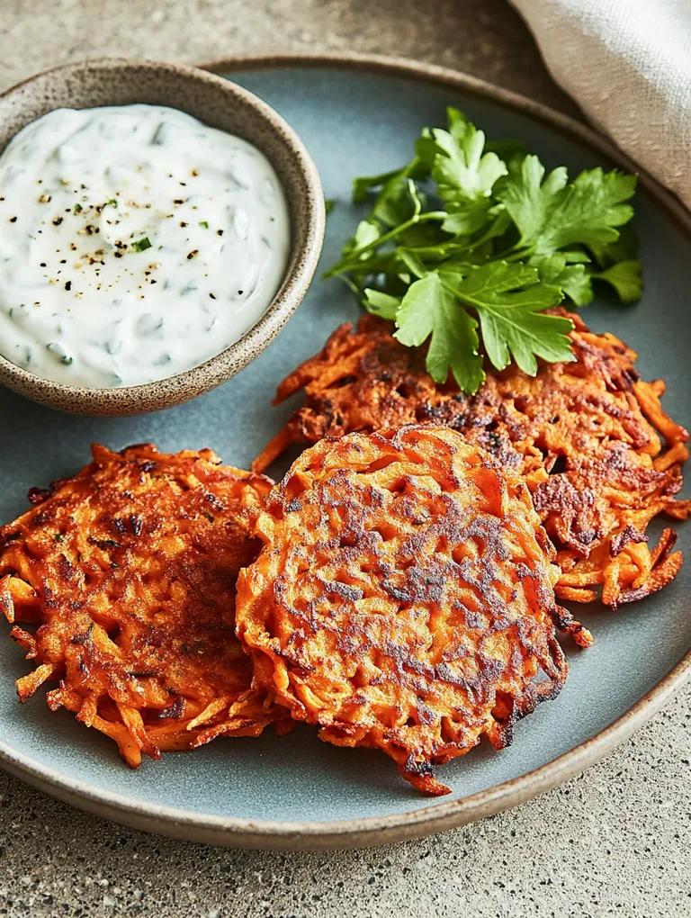 Knusprige Süßkartoffelpuffer – Einfach & lecker