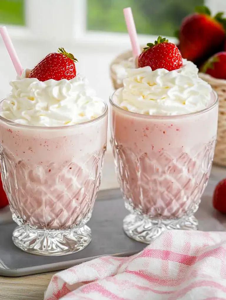 Fruchtiger Erdbeergenuss – Erfrischender Shake
