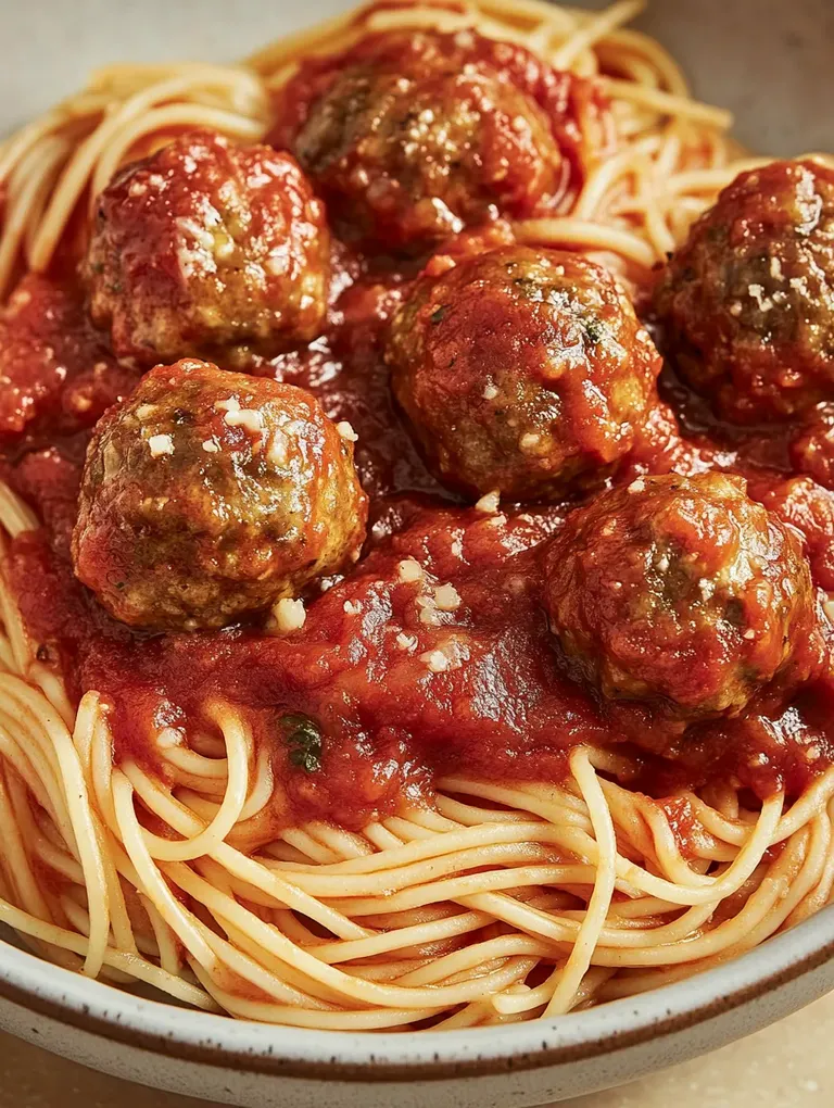 Herzhafte Hackbällchen in würziger Tomatensoße