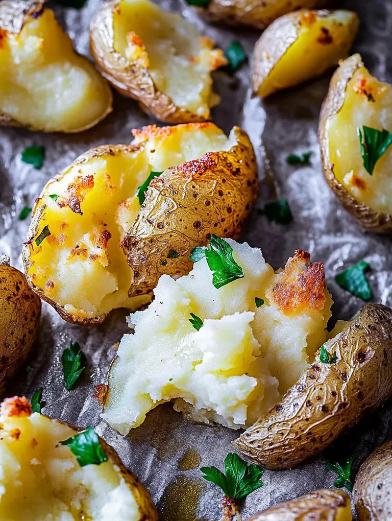 Knusprige Smashed Potatoes – Der perfekte Kartoffelsnack