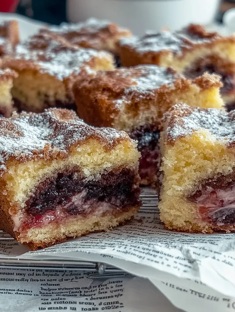 Saftiger Marmorkuchen mit Kirschen vom Blech – ganz einfach