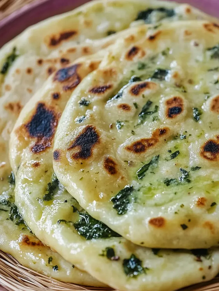 Selbstgemachtes Naan mit Bärlauch – Schnell & Lecker