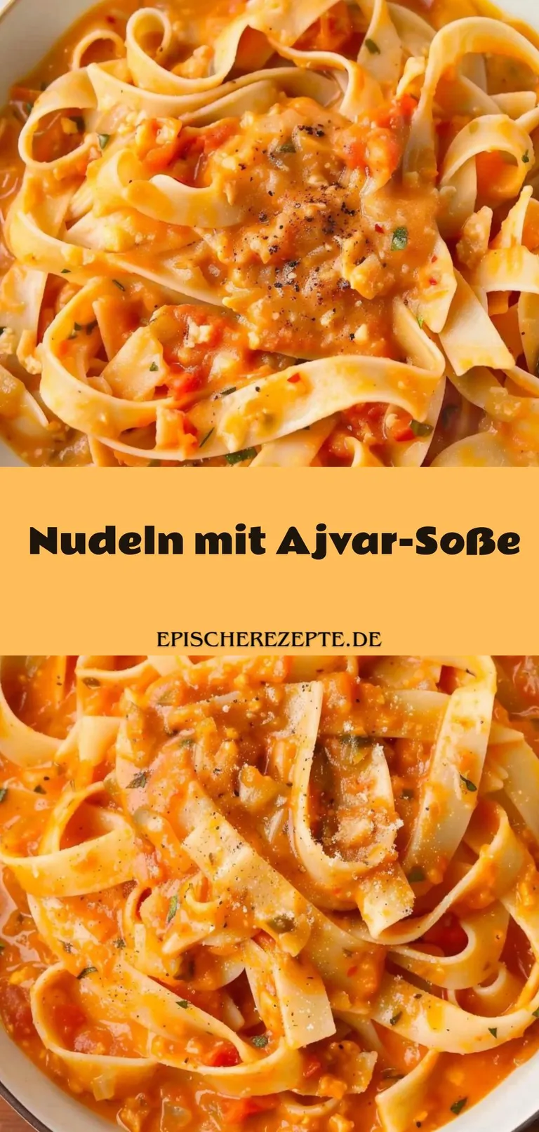 Template of Nudeln mit Ajvar-Soße