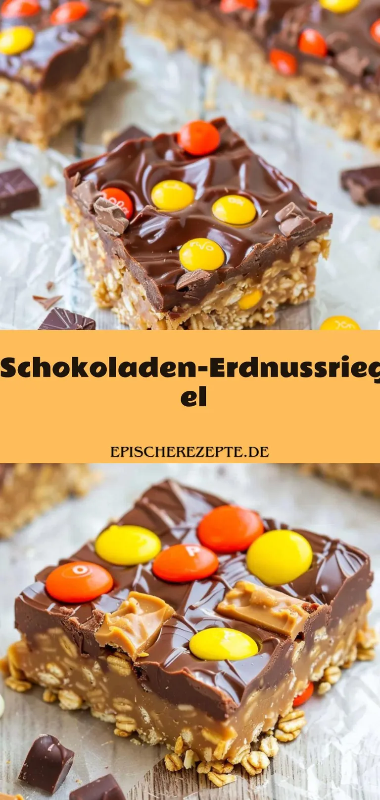 Template of Schokoladen-Erdnussriegel