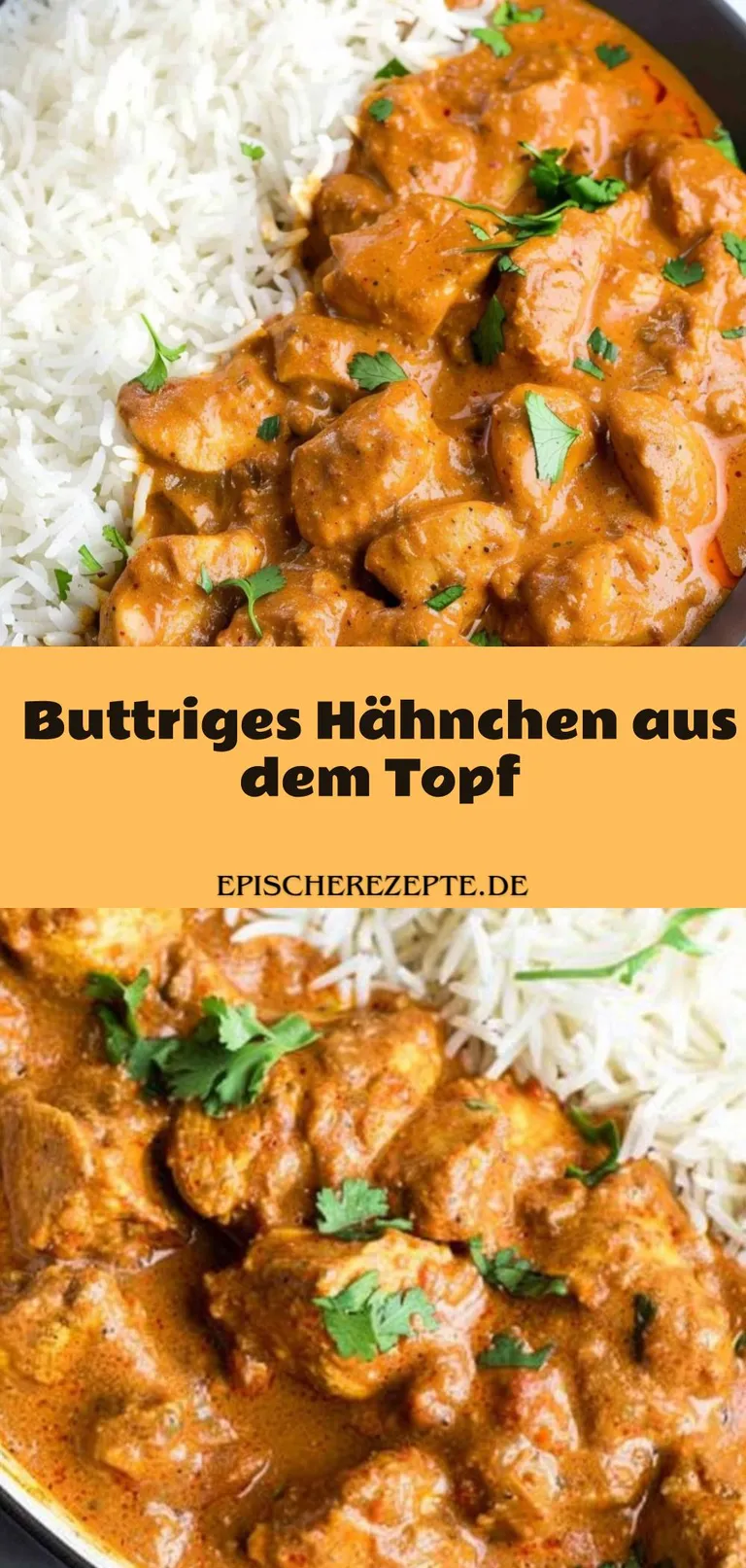 Template of Buttriges Hähnchen aus dem Topf