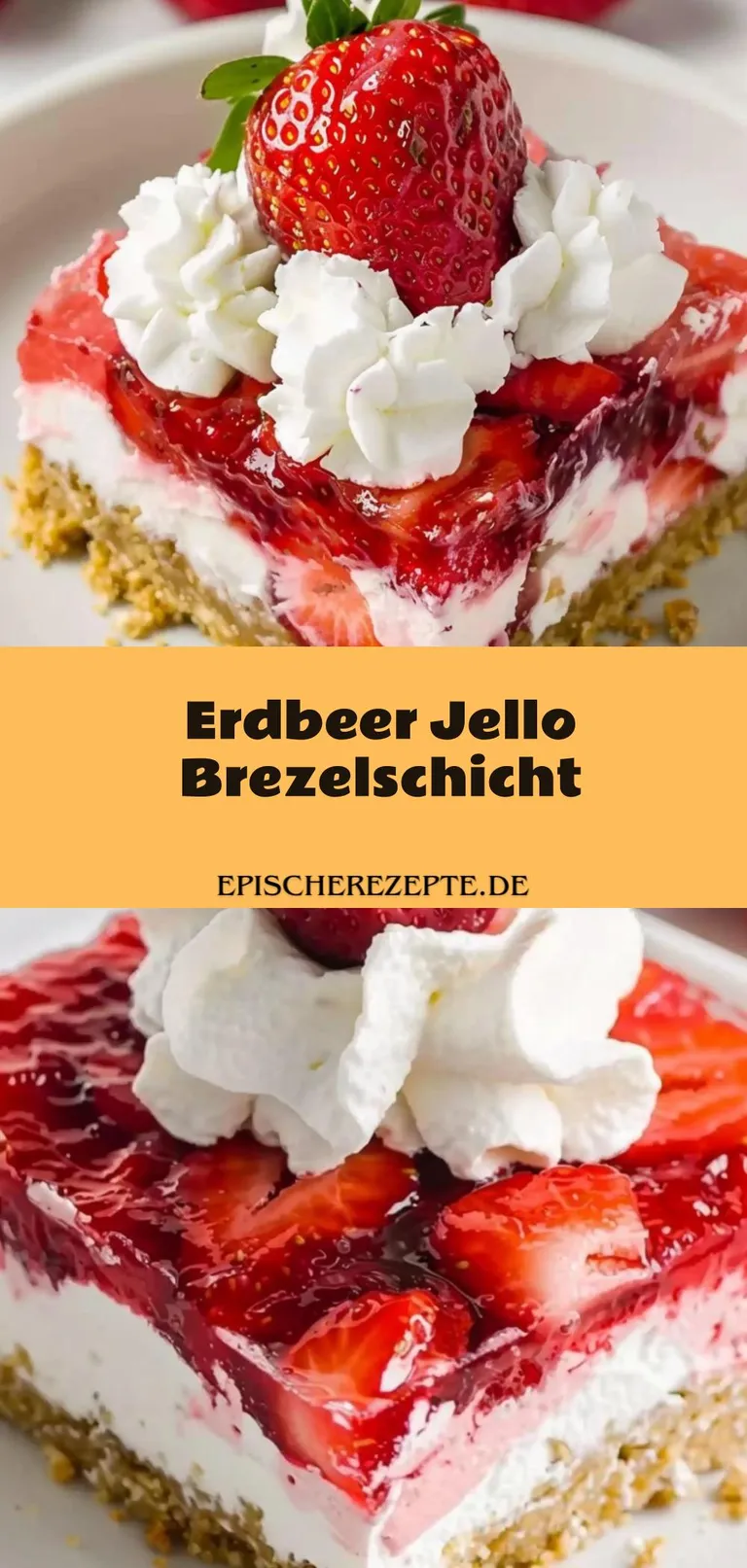 Template of Erdbeer Jello Brezelschicht