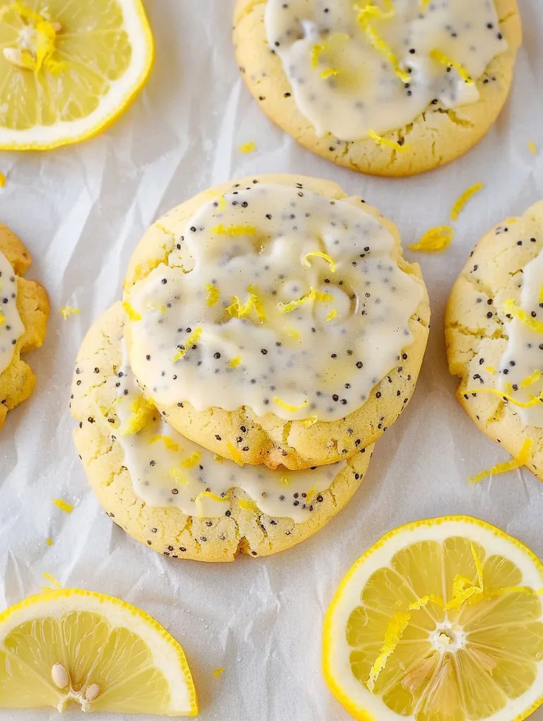 Lemon Poppy Seed Cookies.
