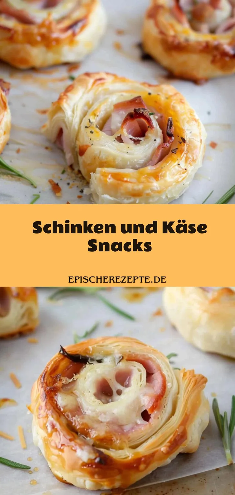 Template of Schinken und Käse Snacks