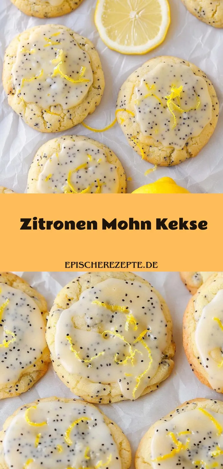 Template of Zitronen Mohn Kekse
