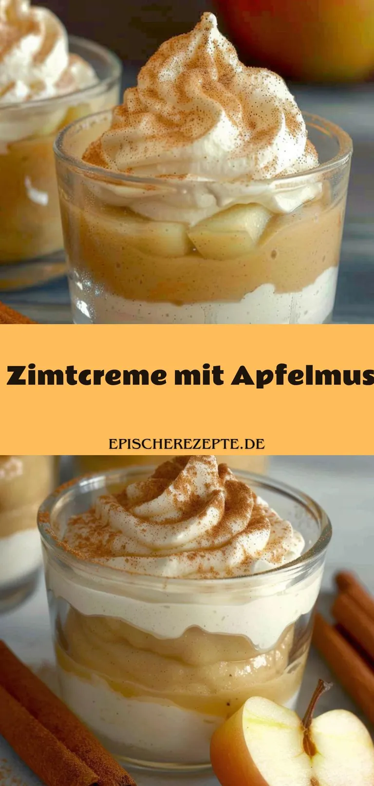 Template of Zimtcreme mit Apfelmus