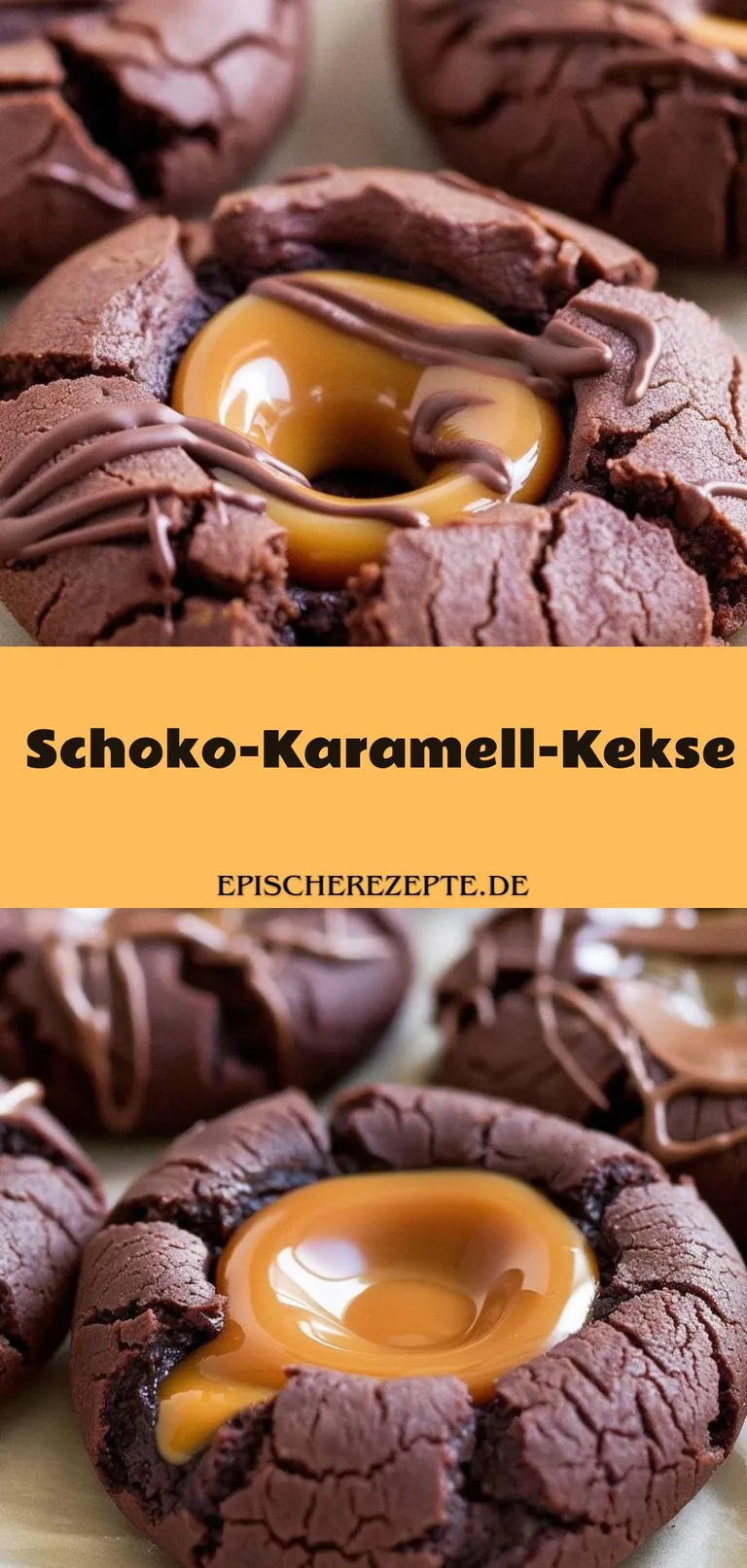 Template of Schoko-Karamell-Kekse