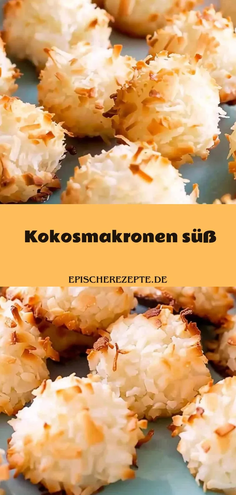 Template of Kokosmakronen süß