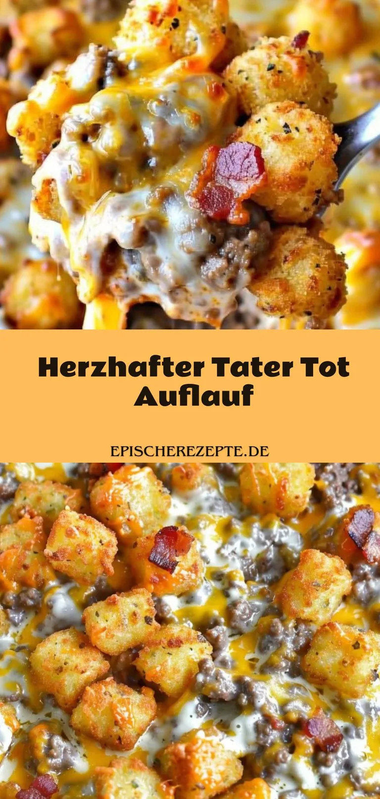 Template of Herzhafter Tater Tot Auflauf