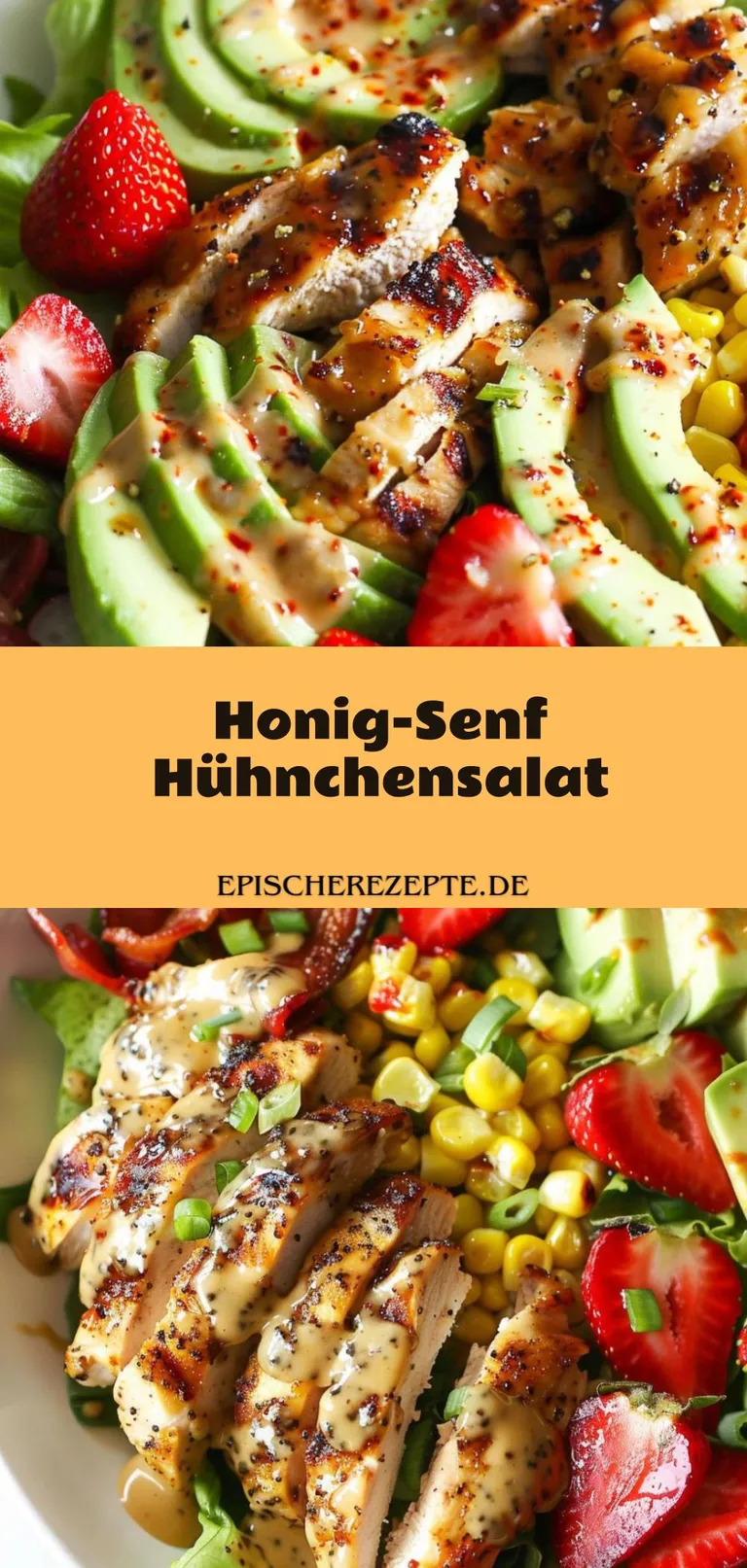 Template of Honig-Senf Hühnchensalat