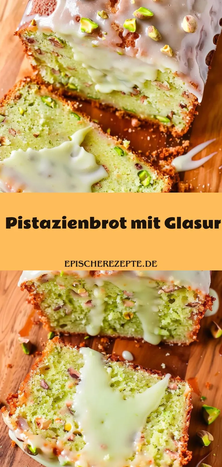 Template of Pistazienbrot mit Glasur