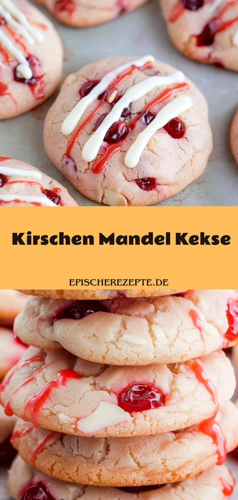Template of Kirschen Mandel Kekse