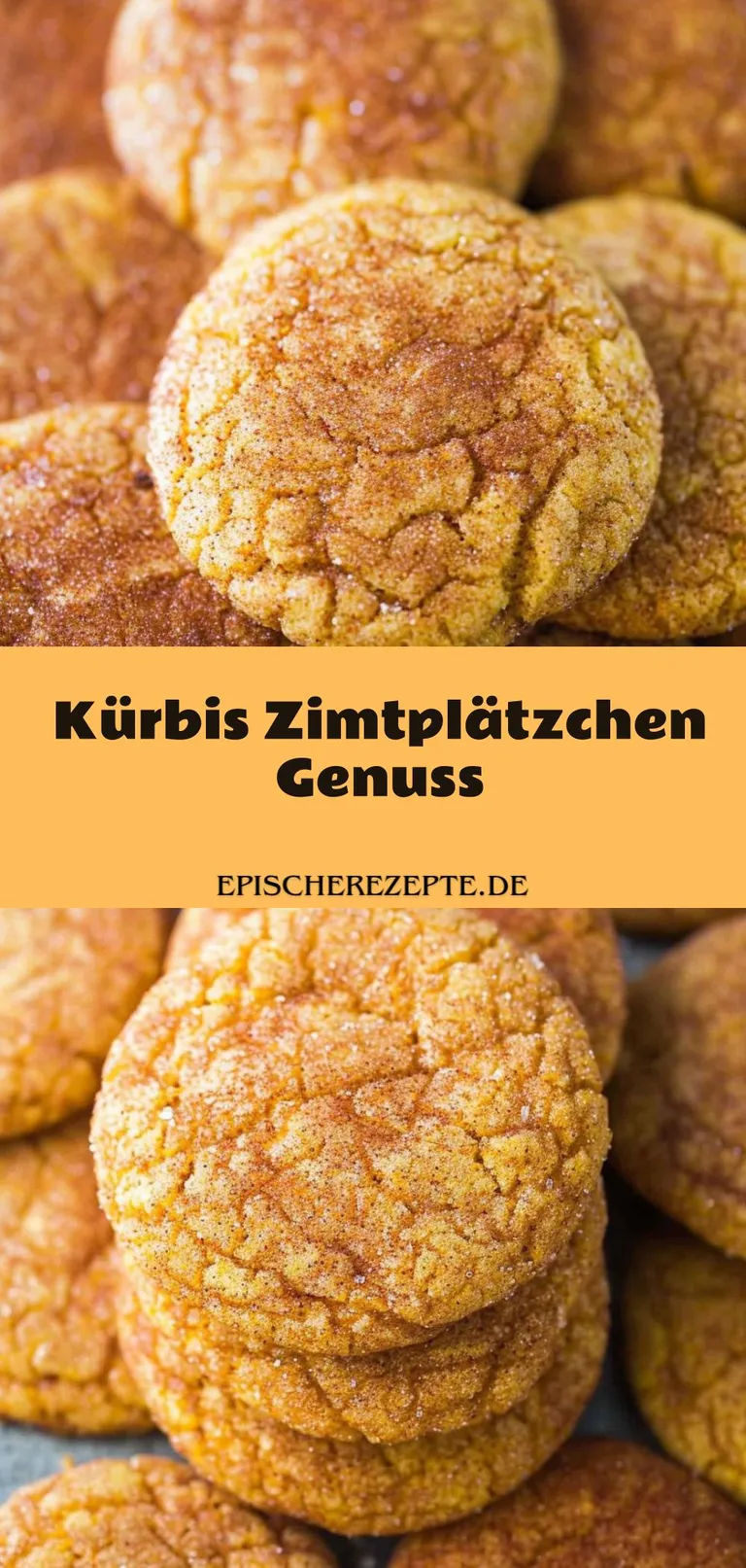 Template of Kürbis Zimtplätzchen Genuss