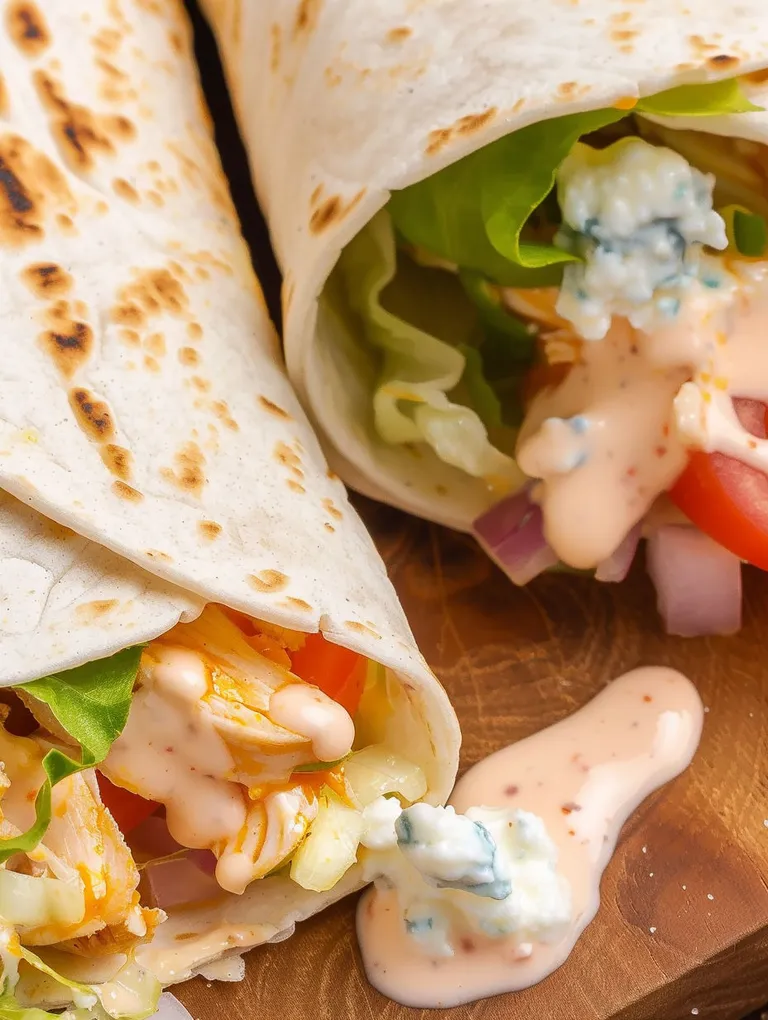 A burrito with lettuce and tomato.
