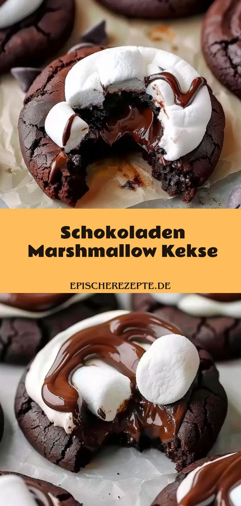 Template of Schokoladen Marshmallow Kekse
