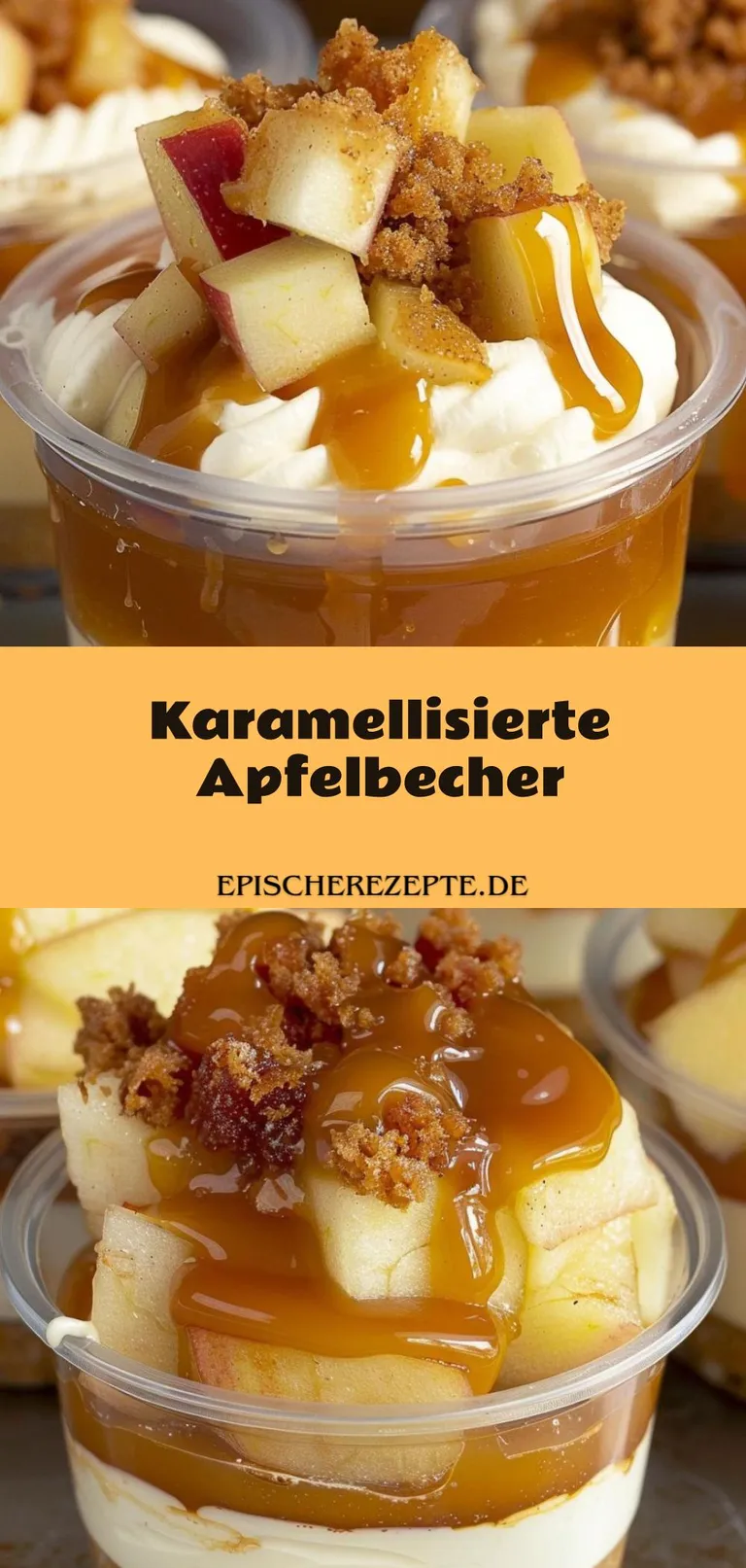 Template of Karamellisierte Apfelbecher