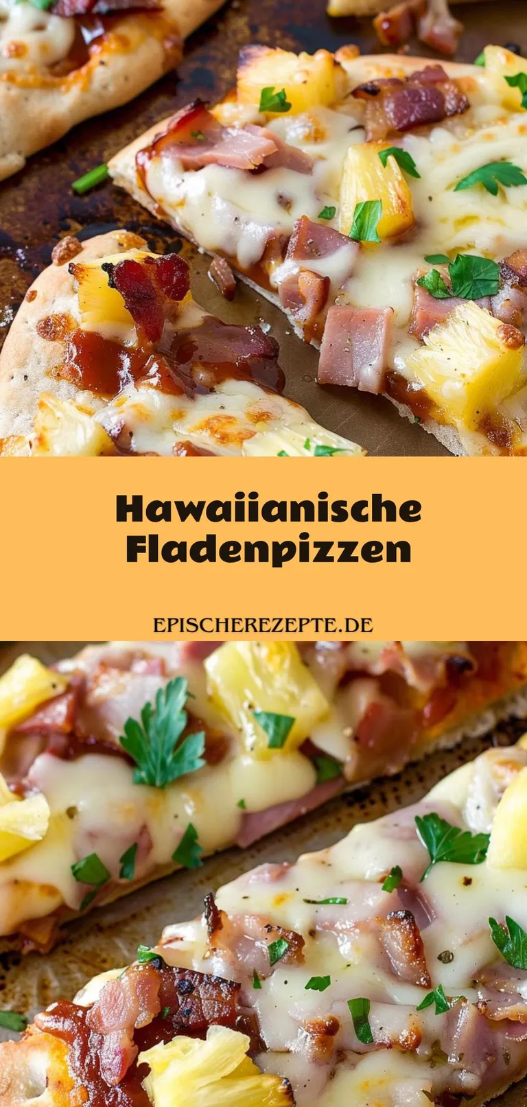 Template of Hawaiianische Fladenpizzen